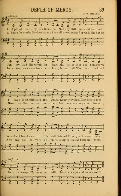 Sabbath Songs and Spiritual Hymns page 89