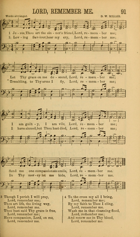 Sabbath Songs and Spiritual Hymns page 91