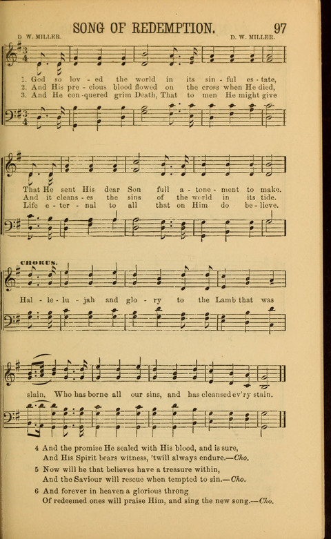 Sabbath Songs and Spiritual Hymns page 97