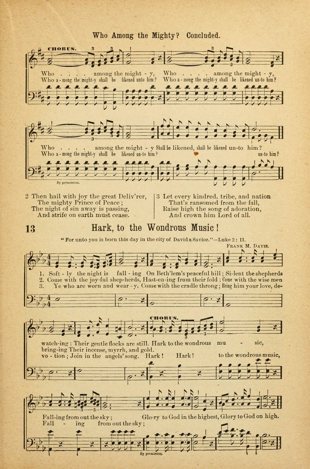 The Standard Sunday School Hymnal page 13