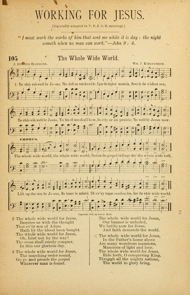 The Standard Sunday School Hymnal page 71