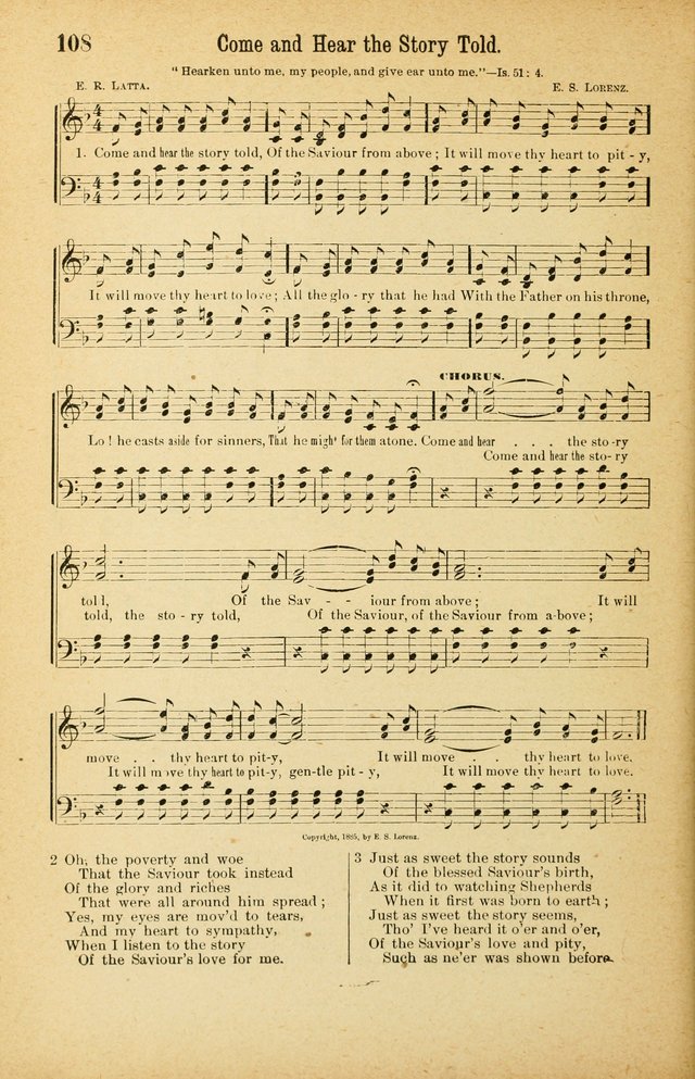 The Standard Sunday School Hymnal page 74