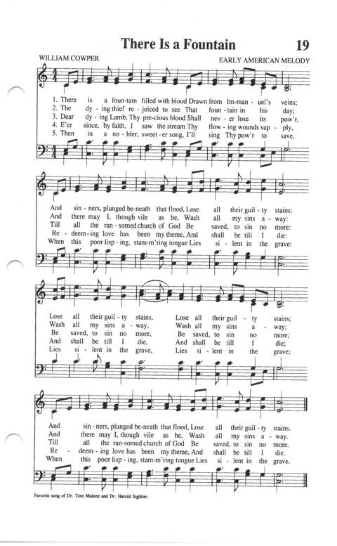 Soul-stirring Songs and Hymns (Rev. ed.) page 19