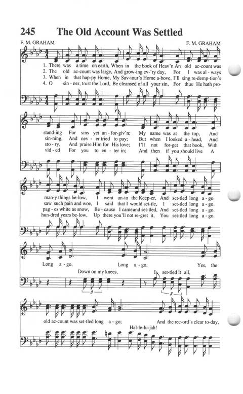 Soul-stirring Songs and Hymns (Rev. ed.) page 250