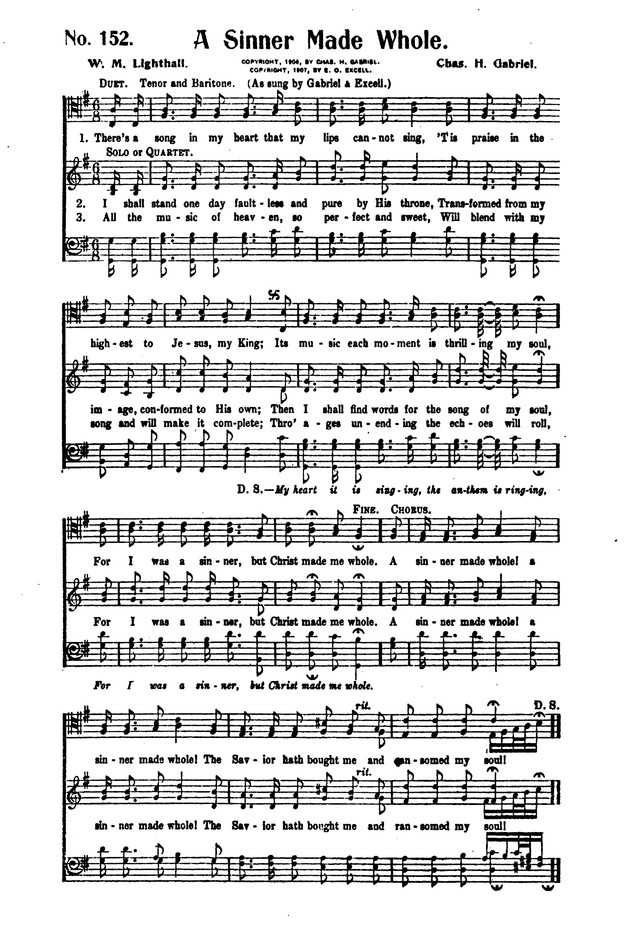 Songs of Salvation and Service. Revised page 148