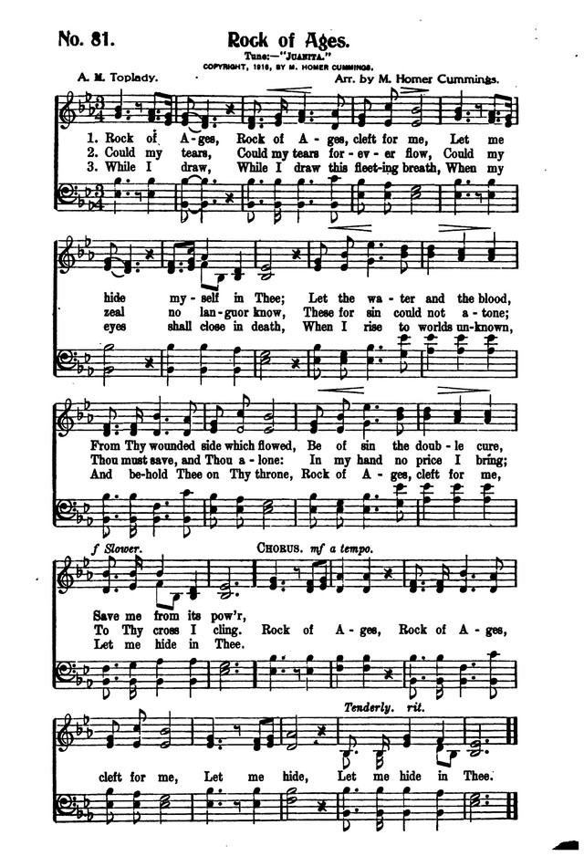 Songs of Salvation and Service. Revised page 81