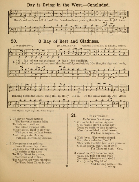 Select Songs for the Sunday School page 11