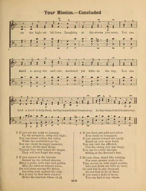 Select Songs for the Sunday School page 111