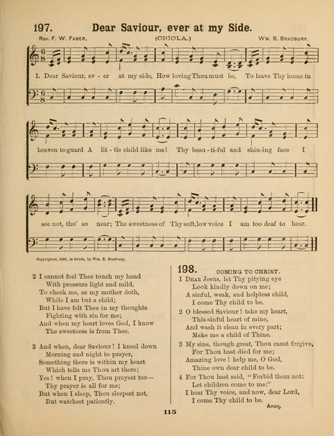 Select Songs for the Sunday School page 113