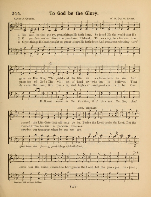 Select Songs for the Sunday School page 143