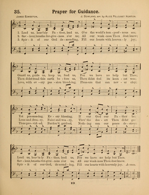 Select Songs for the Sunday School page 19