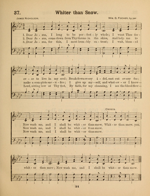 Select Songs for the Sunday School page 21