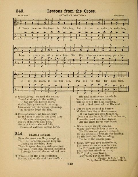 Select Songs for the Sunday School page 210