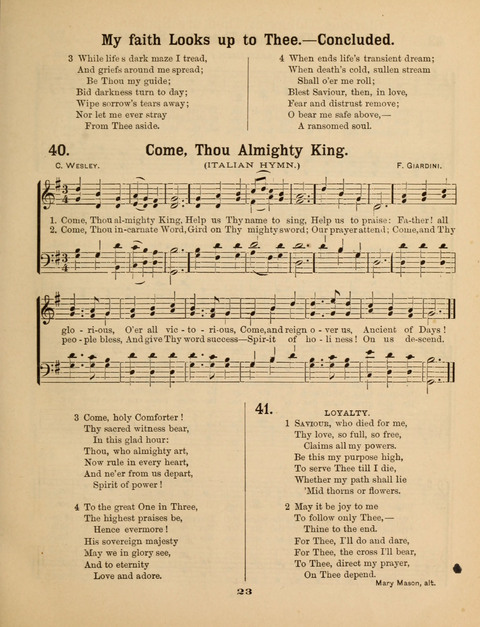 Select Songs for the Sunday School page 23