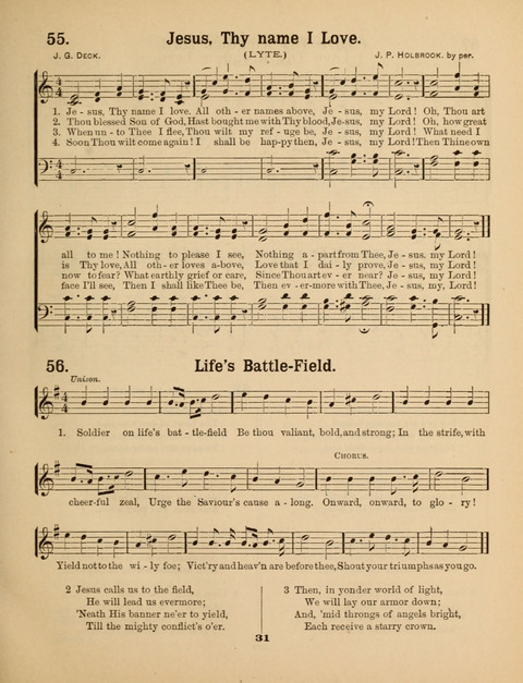 Select Songs for the Sunday School page 31