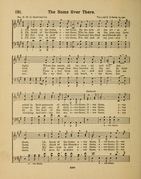 Select Songs for the Singing Service: in the Prayer Meeting and Sunday School page 110