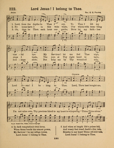 Select Songs for the Singing Service: in the Prayer Meeting and Sunday School page 131