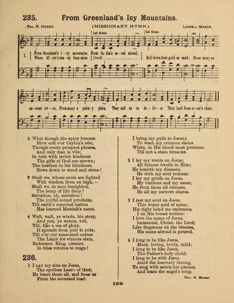 Select Songs for the Singing Service: in the Prayer Meeting and Sunday School page 139