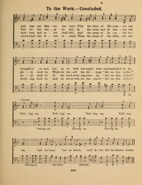 Select Songs for the Singing Service: in the Prayer Meeting and Sunday School page 151