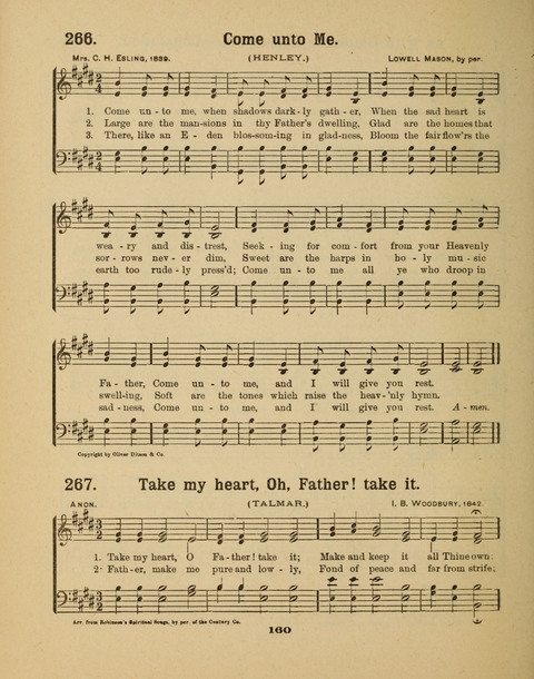 Select Songs for the Singing Service: in the Prayer Meeting and Sunday School page 160