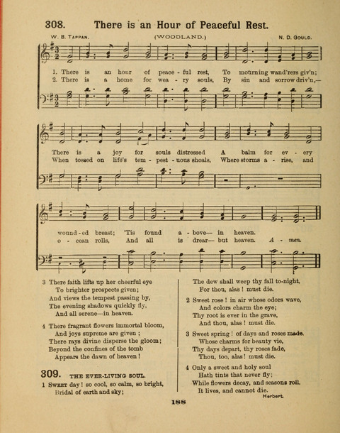 Select Songs for the Singing Service: in the Prayer Meeting and Sunday School page 188