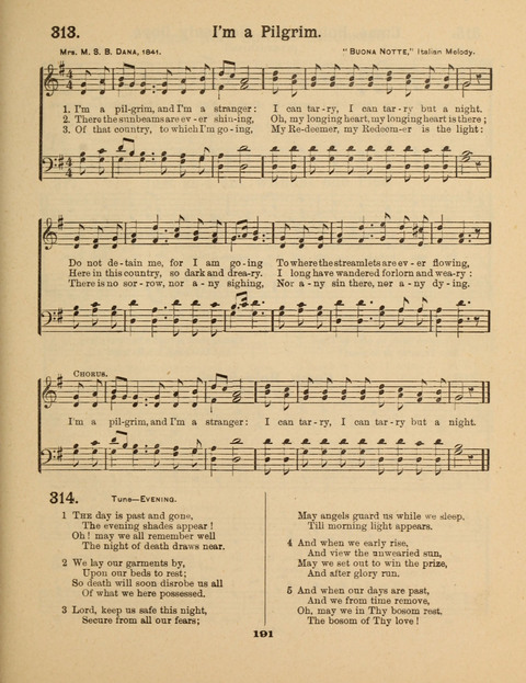 Select Songs for the Singing Service: in the Prayer Meeting and Sunday School page 191