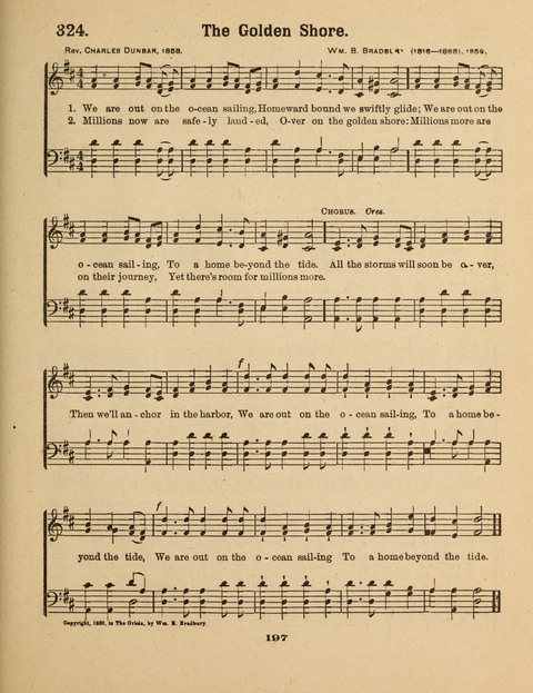 Select Songs for the Singing Service: in the Prayer Meeting and Sunday School page 197