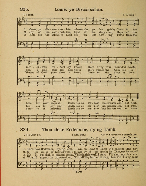 Select Songs for the Singing Service: in the Prayer Meeting and Sunday School page 198