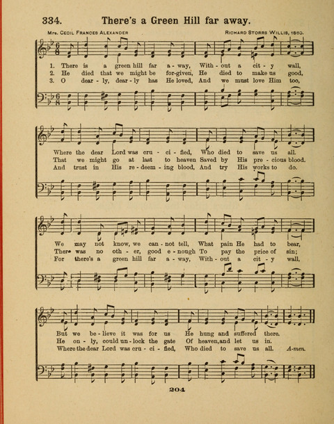 Select Songs for the Singing Service: in the Prayer Meeting and Sunday School page 204