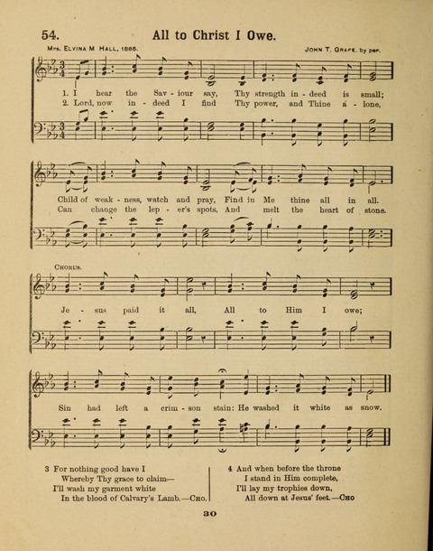 Select Songs for the Singing Service: in the Prayer Meeting and Sunday School page 30