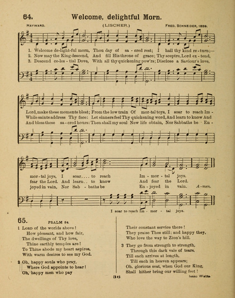 Select Songs for the Singing Service: in the Prayer Meeting and Sunday School page 36