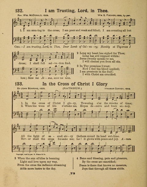 Select Songs for the Singing Service: in the Prayer Meeting and Sunday School page 72