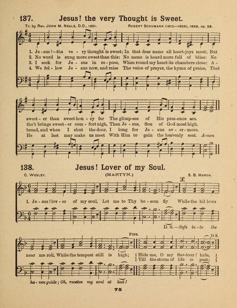 Select Songs for the Singing Service: in the Prayer Meeting and Sunday School page 75