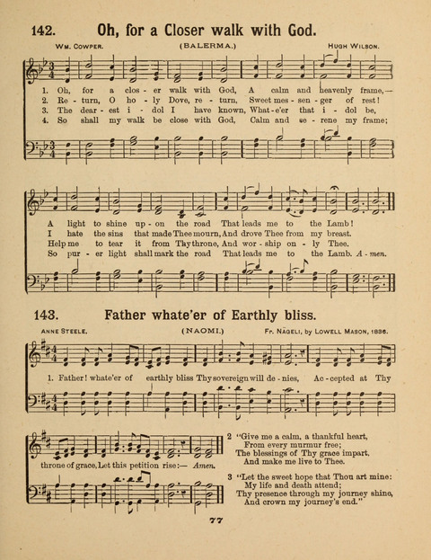 Select Songs for the Singing Service: in the Prayer Meeting and Sunday School page 77