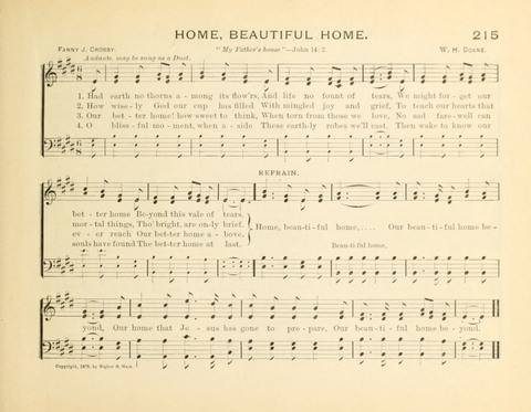 Sunny-Side Songs for Sunday Schools page 215