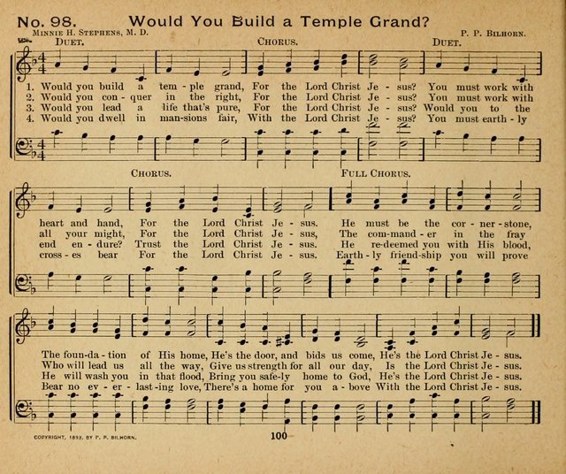 Sun-Shine Songs: for the Sunday School page 100