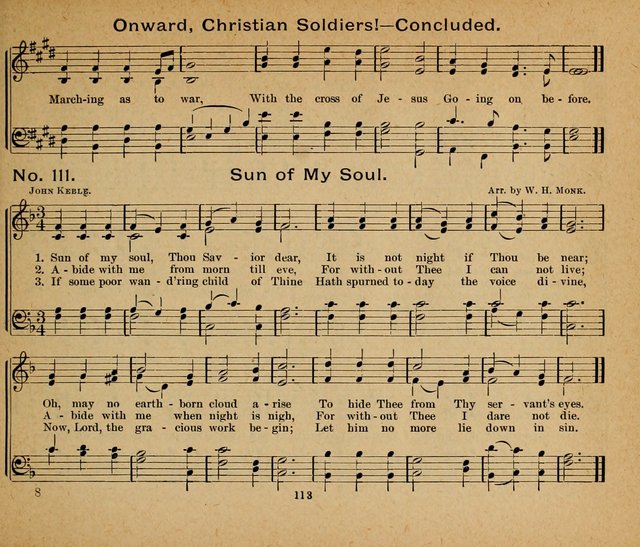 Sun-Shine Songs: for the Sunday School page 113