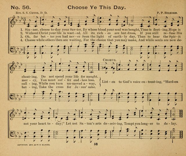 Sun-Shine Songs: for the Sunday School page 58