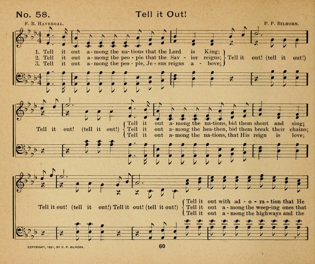 Sun-Shine Songs: for the Sunday School page 60