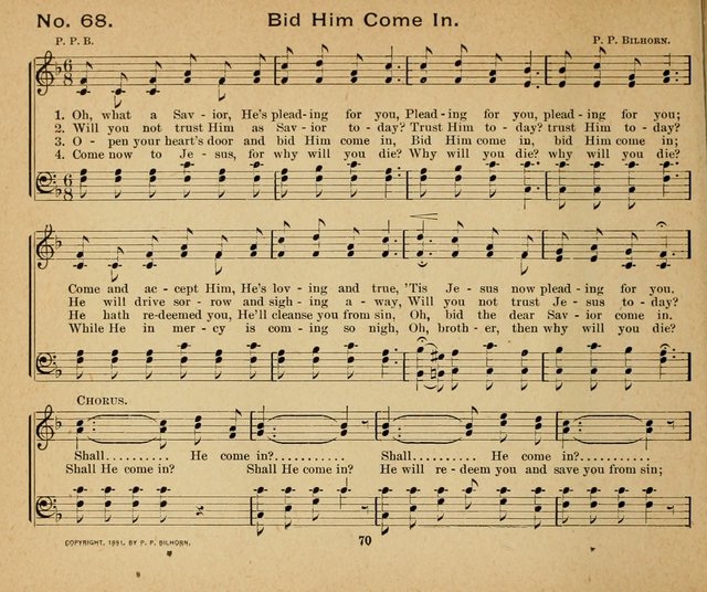 Sun-Shine Songs: for the Sunday School page 70