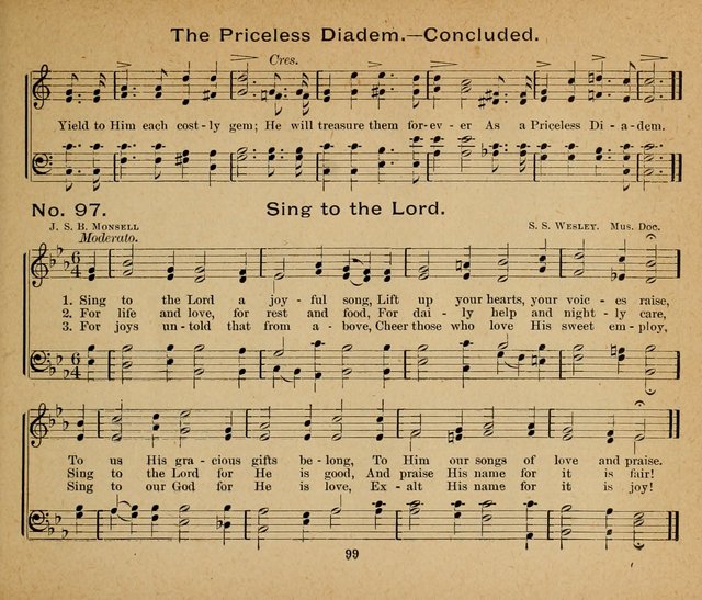 Sun-Shine Songs: for the Sunday School page 99