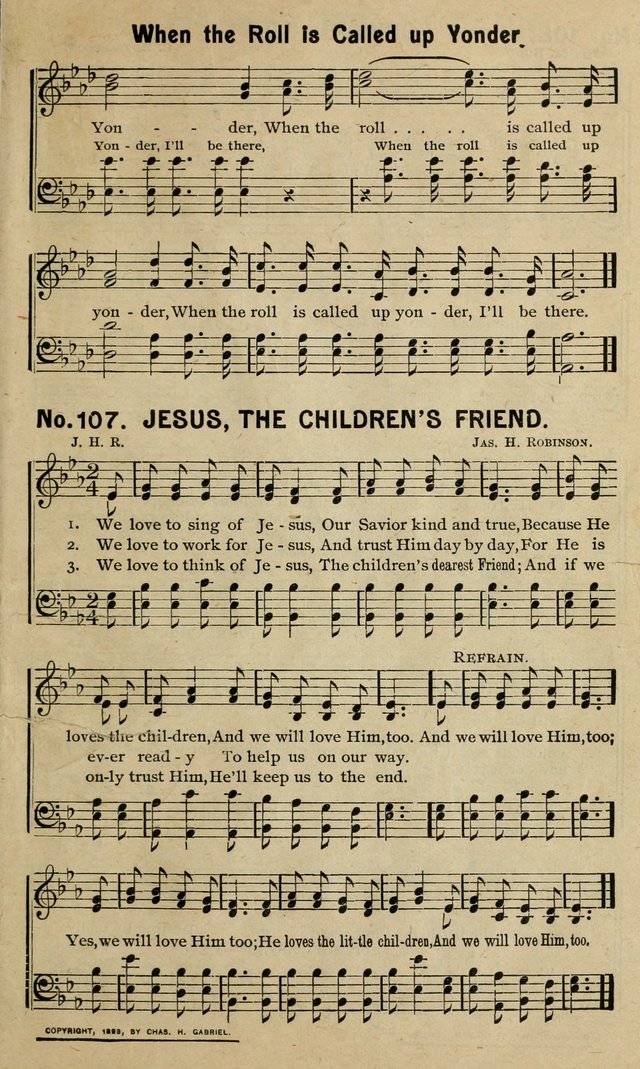 Special Songs: for Sunday schools, revival meetings, etc. page 107