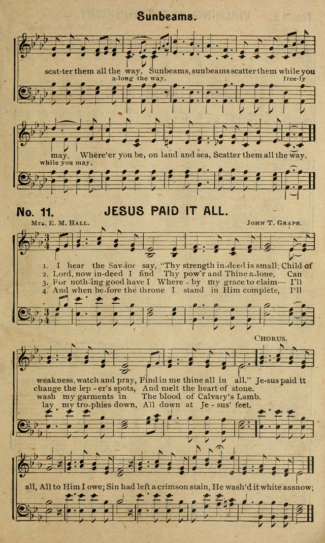 Special Songs: for Sunday schools, revival meetings, etc. page 11