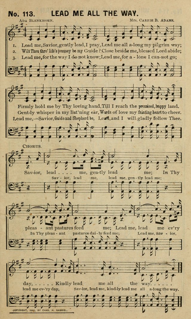 Special Songs: for Sunday schools, revival meetings, etc. page 113