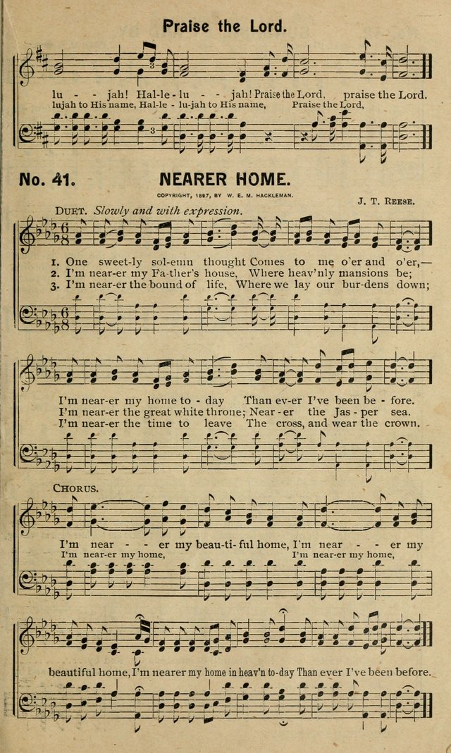 Special Songs: for Sunday schools, revival meetings, etc. page 41