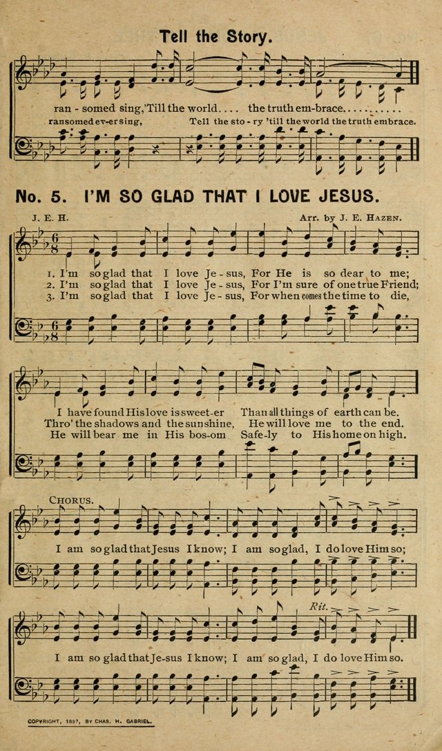 Special Songs: for Sunday schools, revival meetings, etc. page 5