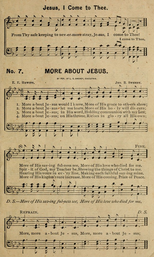 Special Songs: for Sunday schools, revival meetings, etc. page 7