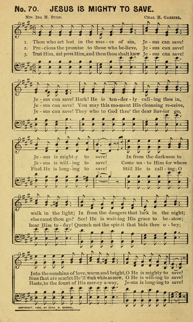 Special Songs: for Sunday schools, revival meetings, etc. page 70