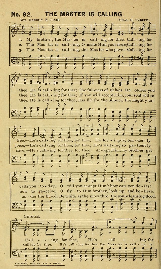 Special Songs: for Sunday schools, revival meetings, etc. page 92