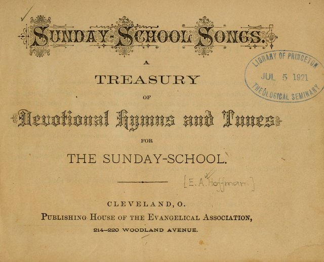 Sunday School Songs: a Treasury of Devotional Hymns and Tunes for the Sunday School page 4